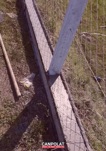 Tel Örgü ve Beton Çalışması Akbük Mahallesi Didim/AYDIN